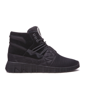 Supra Mens JAGATI Black/black High Top Shoes | CA-13711